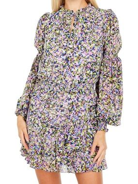 Ted Baker Karliie Confetti’s Tiered Mini Dress  print Size 4